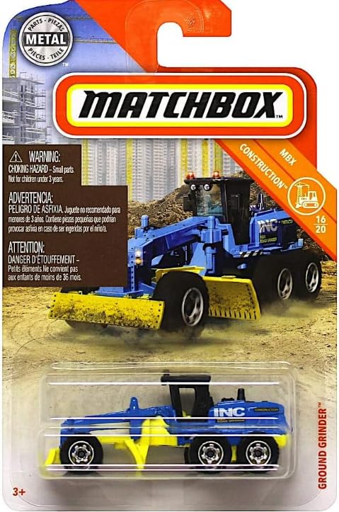 Matchbox Utility/Emergency Random 5 Pack! (Police, Ambulance, Construction, etc.) Assorted Variety Mystery Bundle [No Duplicates!] [Styles May Vary]