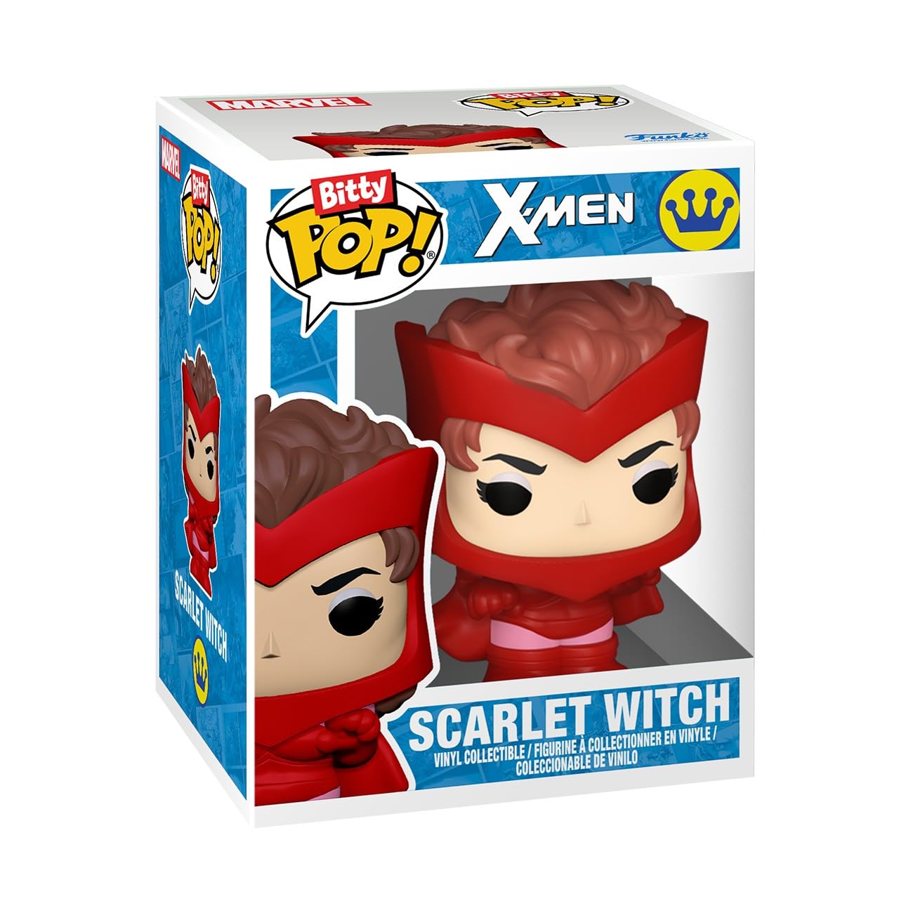 Funko Pop! Bitty: X-Men - Magneto, Scarlet Witch, Quicksilver, and Mystique - 0.9 Inch (2.2 Cm) - Anime Collectable - Gift Idea - Stackable Display