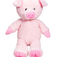 Cuddly Soft 16 inch Stuffed Pink Pig...We Stuff 'em...You Love 'em!