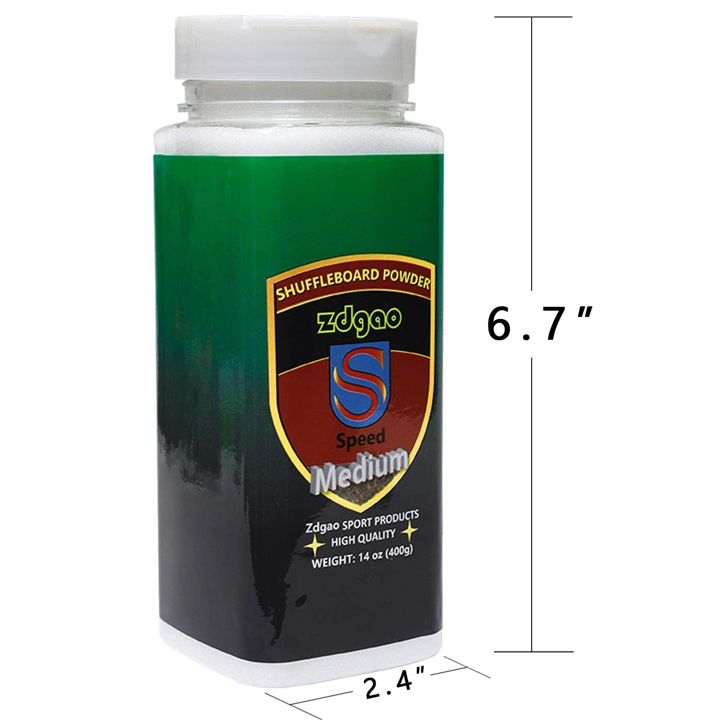 YDDS Shuffleboard Sand - Shuffleboard Wax with Mini Dustpan and Mini Brush, 2 Cans(2×14 oz)