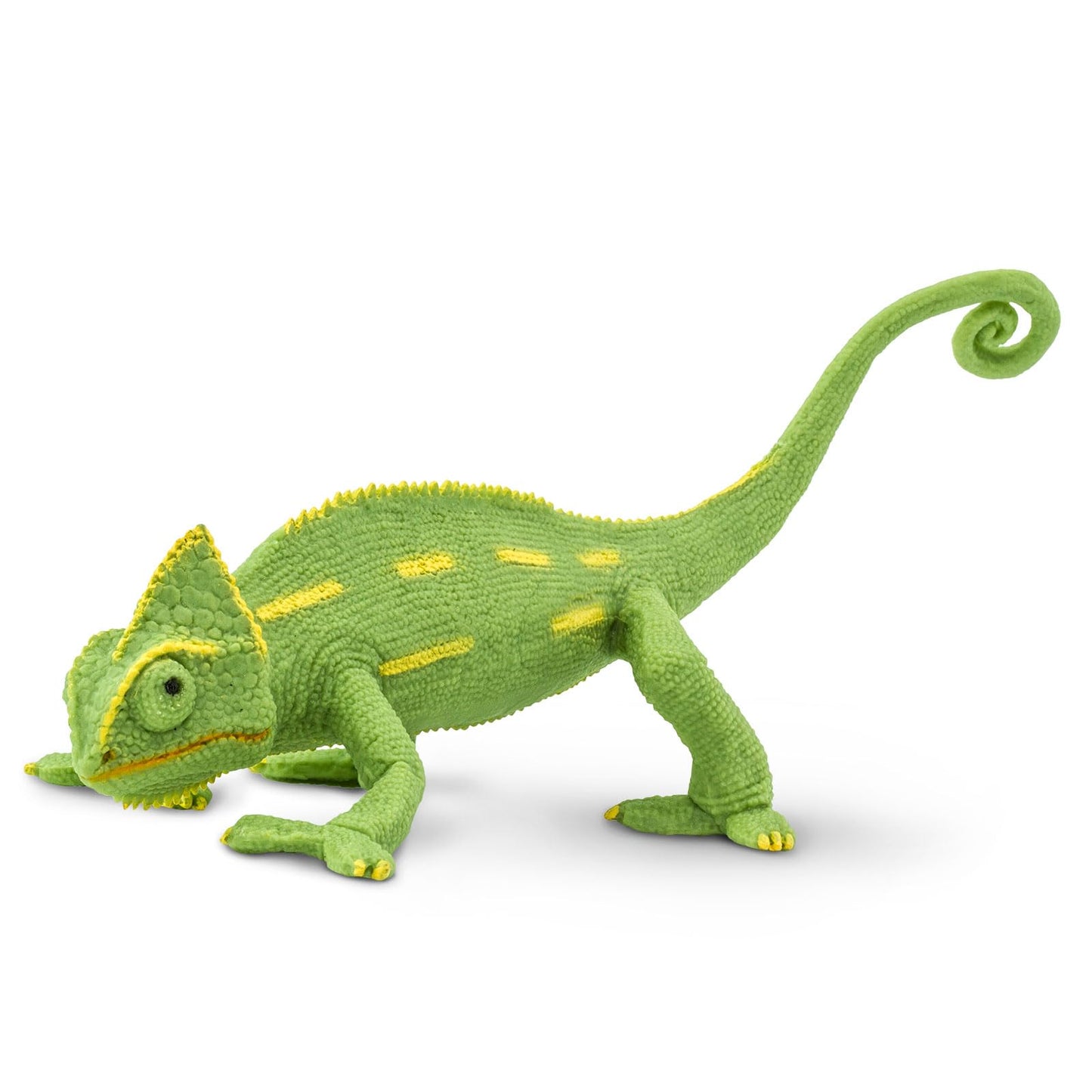 Safari Ltd. Veiled Chameleon Baby Figurine - Detailed 6.75" Plastic Model Figure - Fun Educational Play Toy for Boys, Girls & Kids Ages 18M+