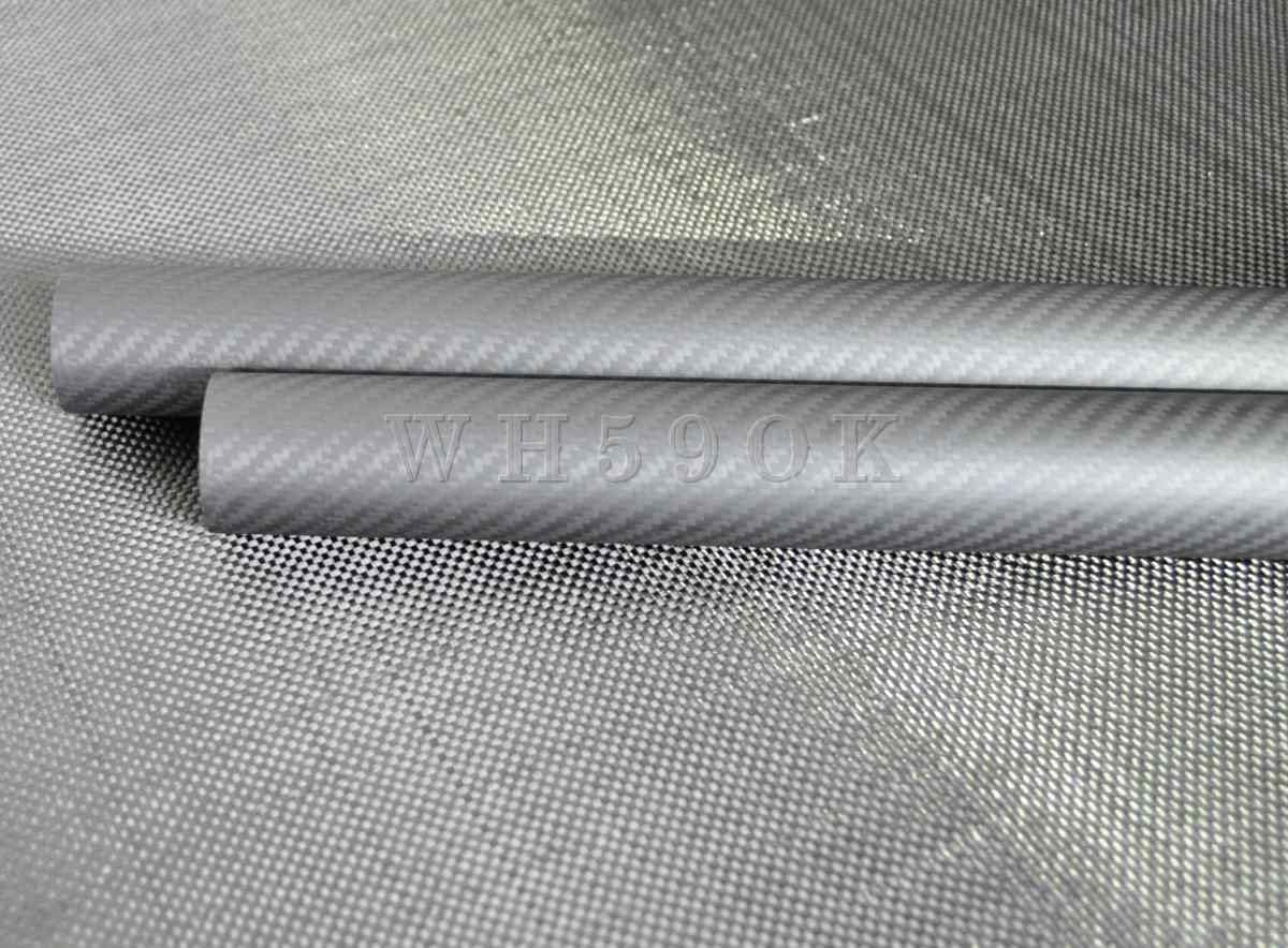 WHABEST OD 16mm - ID 15mm X 500mm Langth Matte 100% Full Carbon Composite Material/ 3k Carbon Fiber Tubes/Pipes. Quadcopter Hexacopter. RC Plane/RC