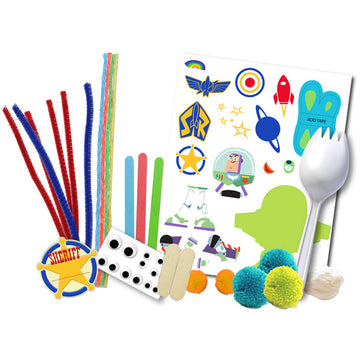 Tara Toys Disney Pixar Toy Story Creativity Set - Art Activity Kit with Stickers, Coloring Sheets, Markers & More - Fun Travel Set for Kids, Party