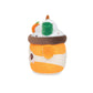 Cuddle Barn PlushGoals - Lil Series Pumpkin Spice Mooshake | Super Soft Cute Kawaii Orange Cow Dessert Drink Collectible Plush Toy, 7 inches