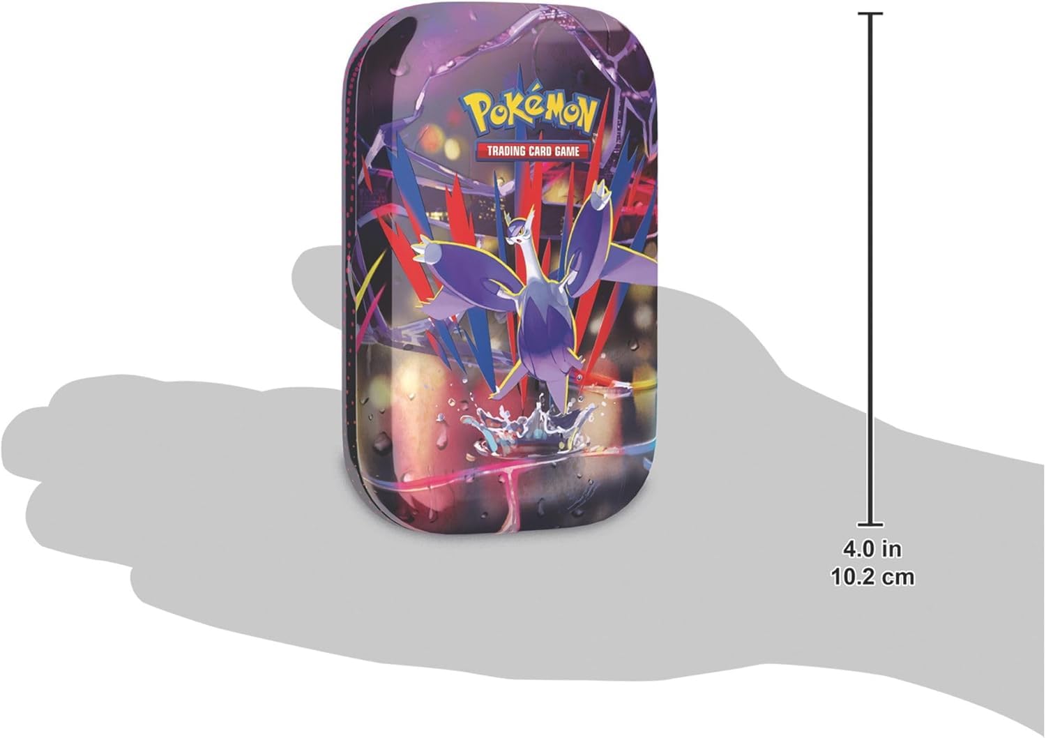 Pokemon Trading Card Game TCG Mega Evolutions Mini Tins - 2 Packs, 1 Destined Rivals, 1 Mega Evolution Plus Sticker and Art Card (Mega Gardevoir)