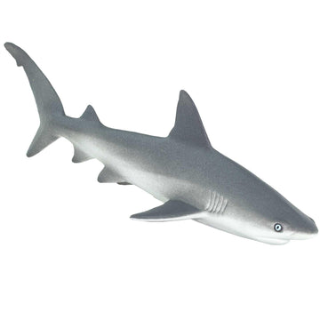 Safari Ltd. Gray Reef Shark Figurine - Detailed 6.25" Plastic Model Figure - Fun Educational Sea Life Play Toy for Boys, Girls & Kids Ages 3+