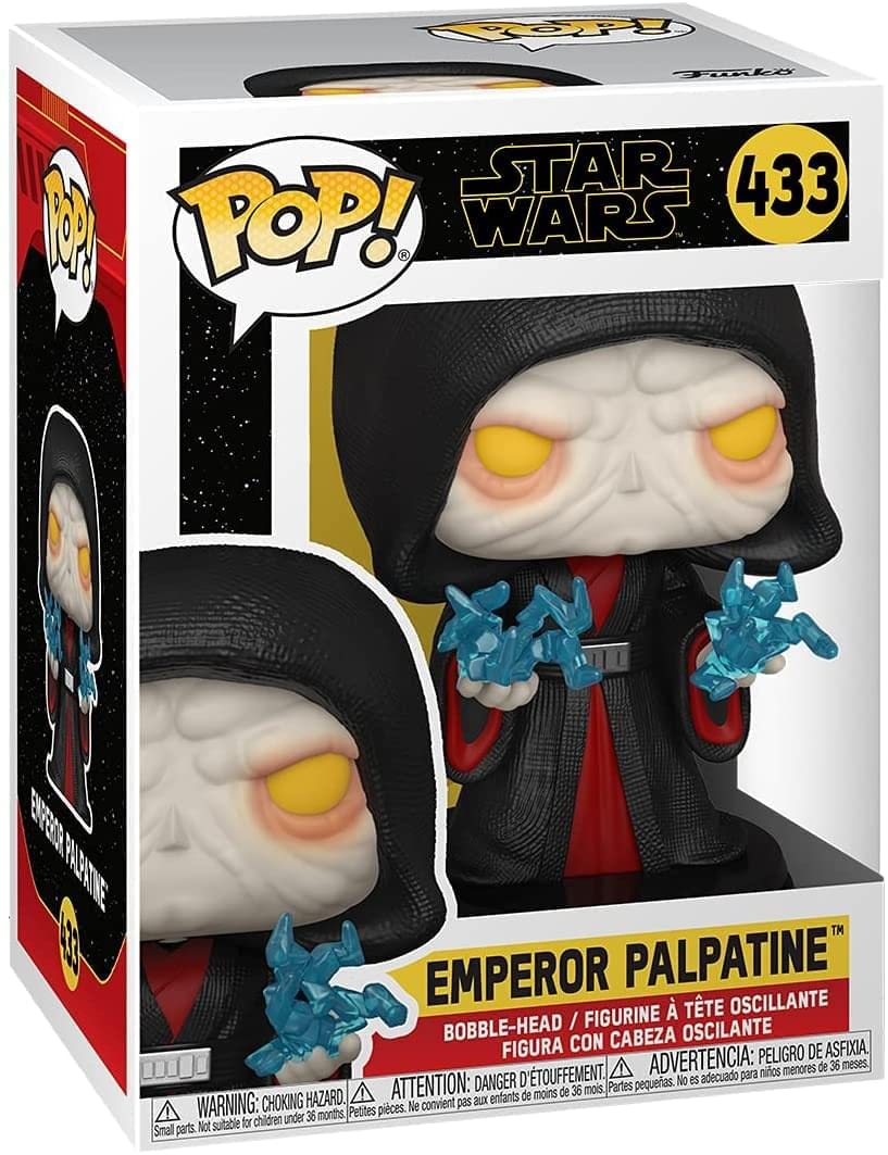 Funko POP Star Wars: Rise of Skywalker, Ep. 9 - Revitalized Emperor Palpatine Collectible Vinyl Bobblehead, Multicolor, Standard (51483)