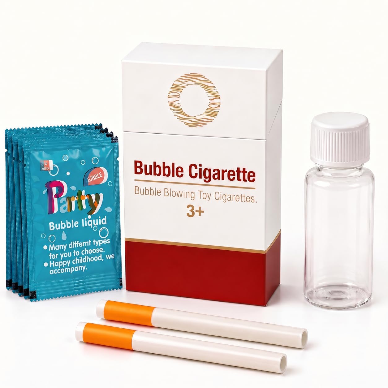 Bubble Blower Kit with Refill Bubble Solution