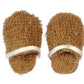 Melody Jane Dollhouse Mens Brown Slippers Miniature Bedroom Bathroom Accessory