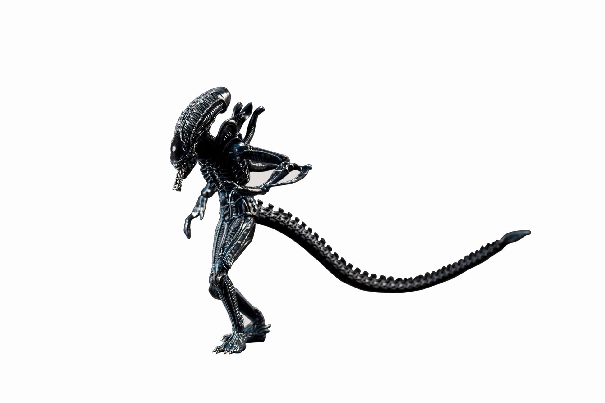 Hiya Toys Exquisite Mini Series 1/18 Scale 5 Inch Aliens Alien Warrior Blue Action Figure