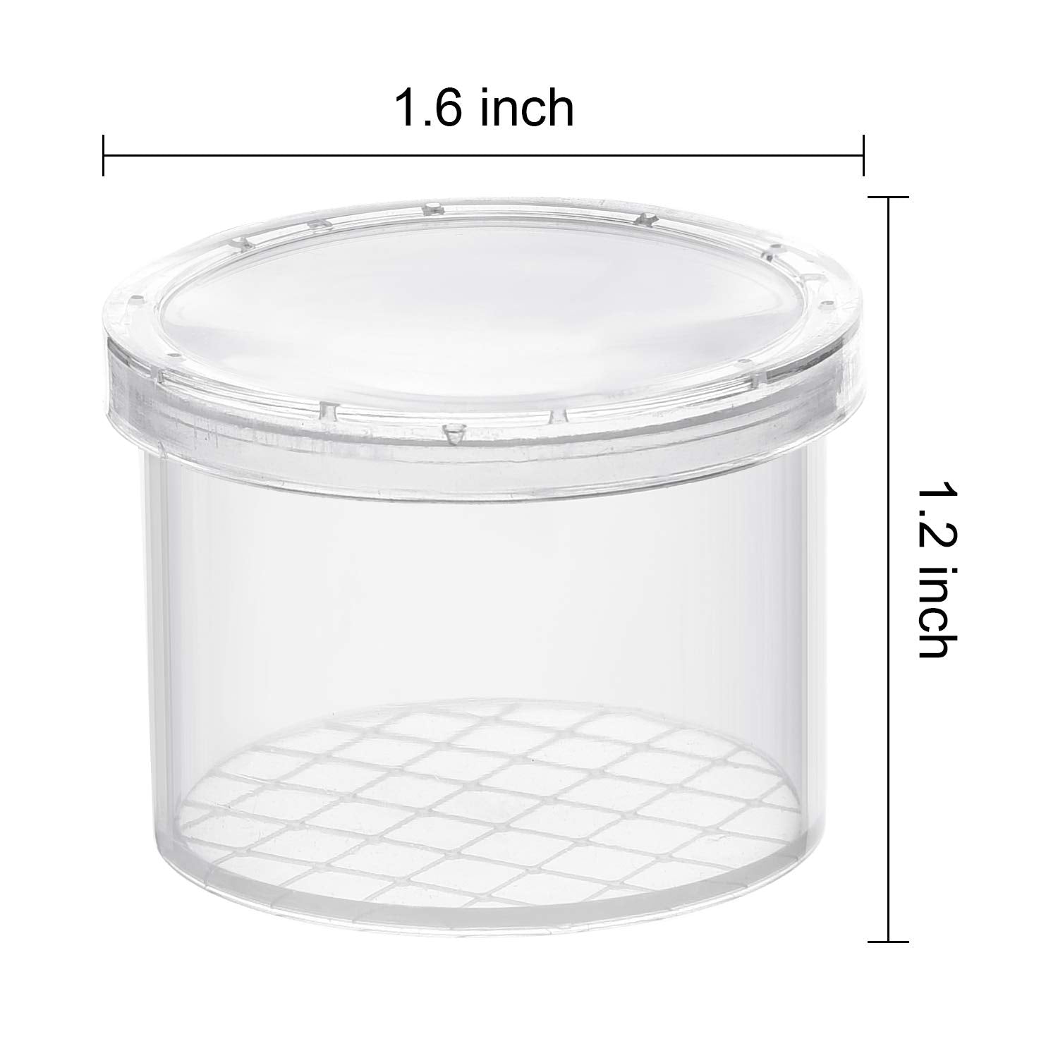 Coopay 16 Pieces Bug Viewer Critter Insect Cage Magnifying Insect Box Bug Magnifier Container Catcher Cage, Science Nature Exploration Tools