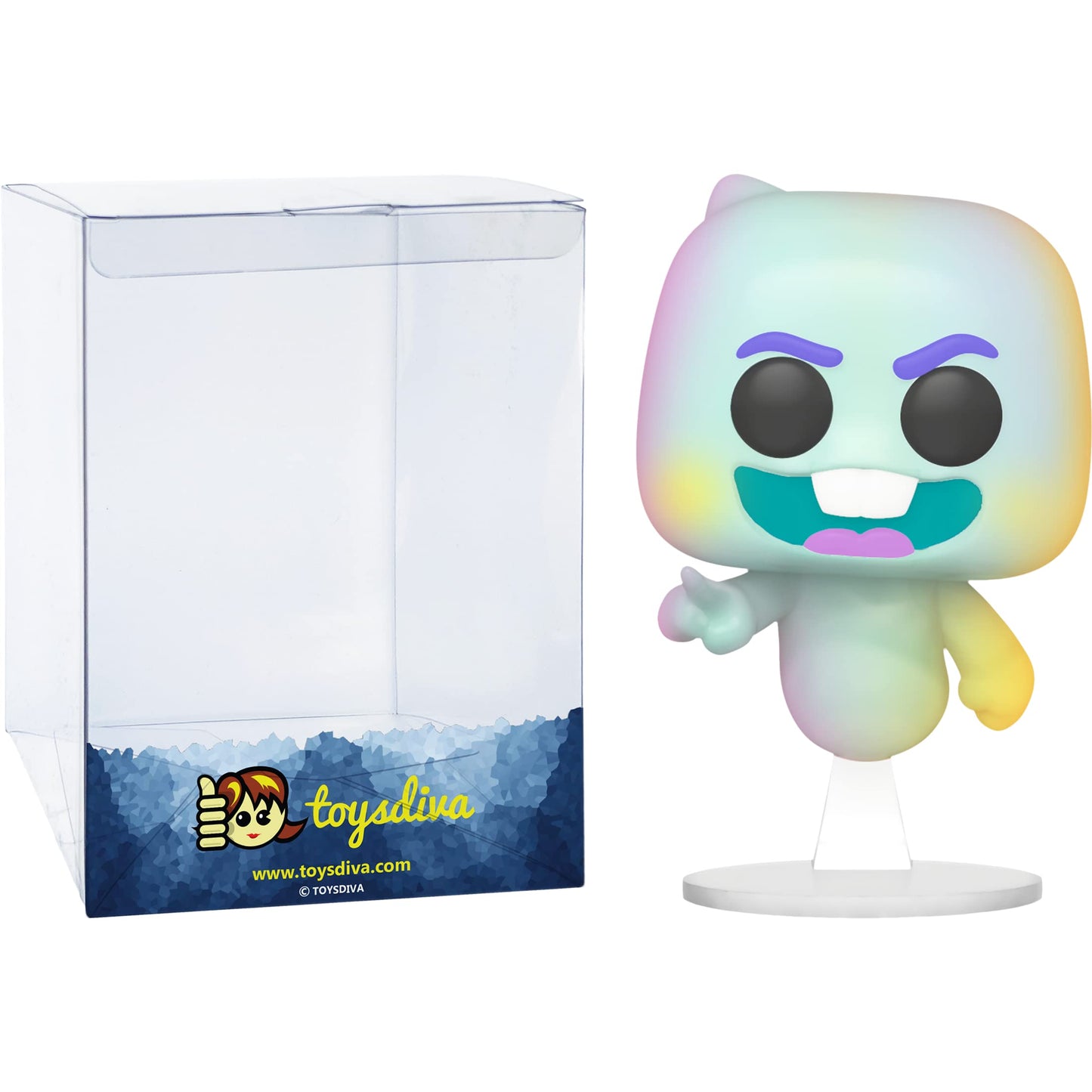 Funko 22 [Grinning]: P o p ! Vinyl Figurine Bundle with 1 Compatible 'ToysDiva' Graphic Protector (748-47948 - B)