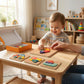 Wooden Puzzles for Toddlers 3+, Montessori 3D Vehicle Puzzle Set of 4 - BrightM? Screen-Free Fine Motor Learning Toys with Storage Box and Travel Bag