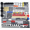 TTLYHEK 1533 PCS Technical Parts Building Block Accessories Vehicles Gears Cross Axles Wheels Connector Pieces Set Chain Link Pin Joint Shock Absorber