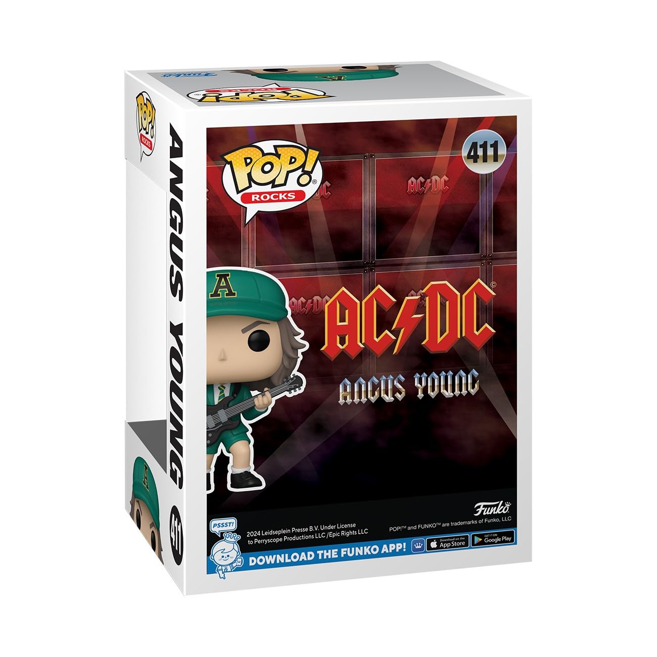 Funko POP Rocks: AC/DC - Angus Young - (Green) - Collectable Vinyl Figure - Gift Idea - Official Merchandise - for Kids & Adults - Music Fans - Model