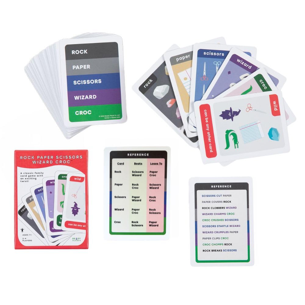 Rock Paper Scissors Wizard Croc: A Game Night Favorite for Teens and Adults