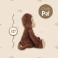 Squirrel Products Cuddle Mates Stuffed Animal Plush Toy - 14 Inch - Monkey
