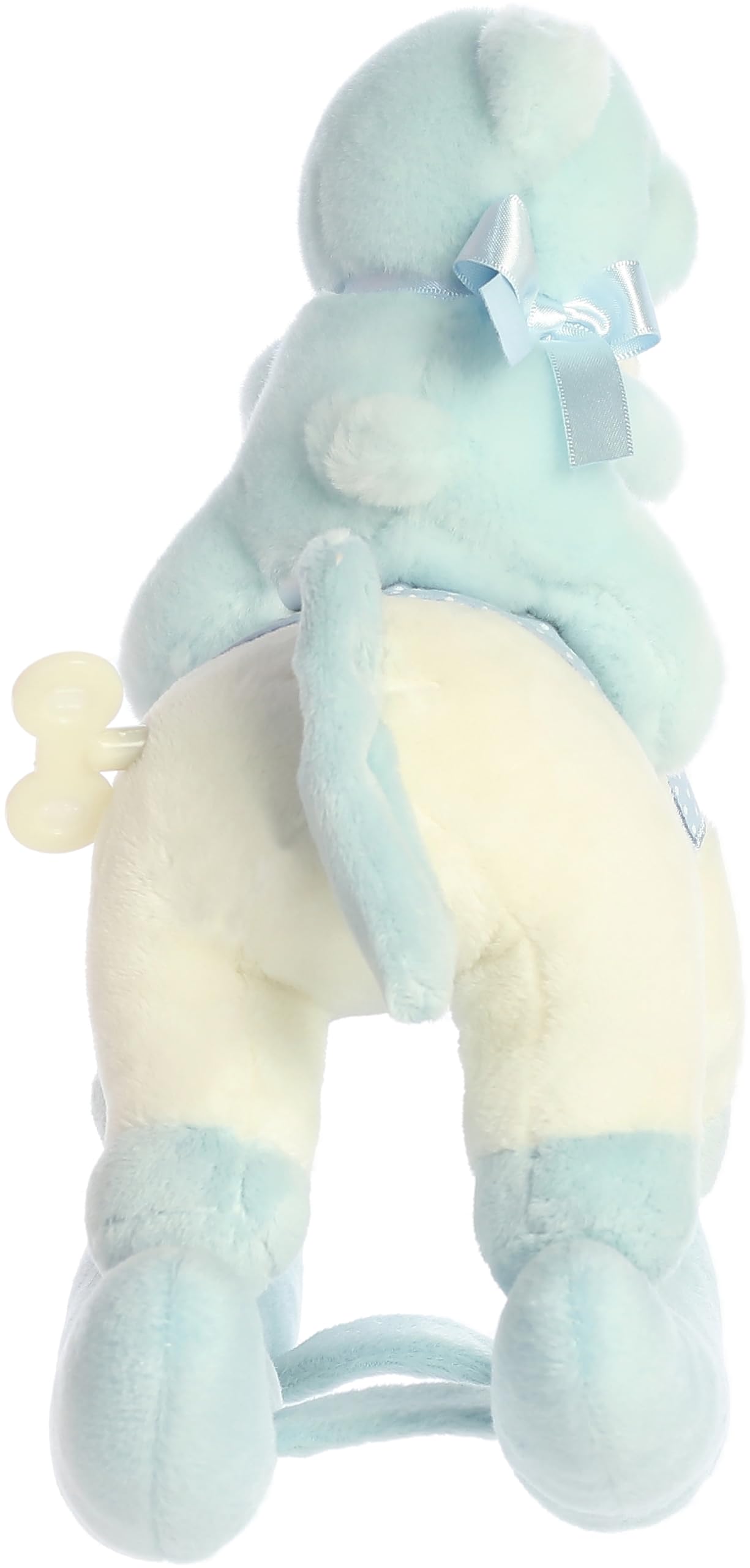 Aurora® Melodious Musicals! Baby Boy Rocking Horse™ Baby Stuffed Animal - Musical Entertainment - Engaging Play - Blue 11 Inches