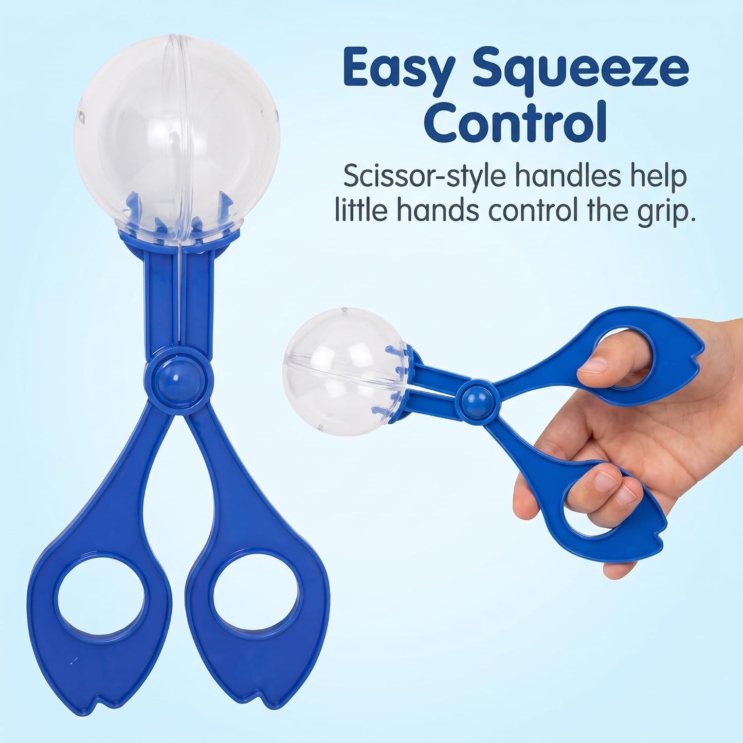 Juroicessry 2-Pack Nature Exploration Tools - Ergonomic Scoopers and Clamps for Field Research and Outdoor Activities, Durable Plastic Design