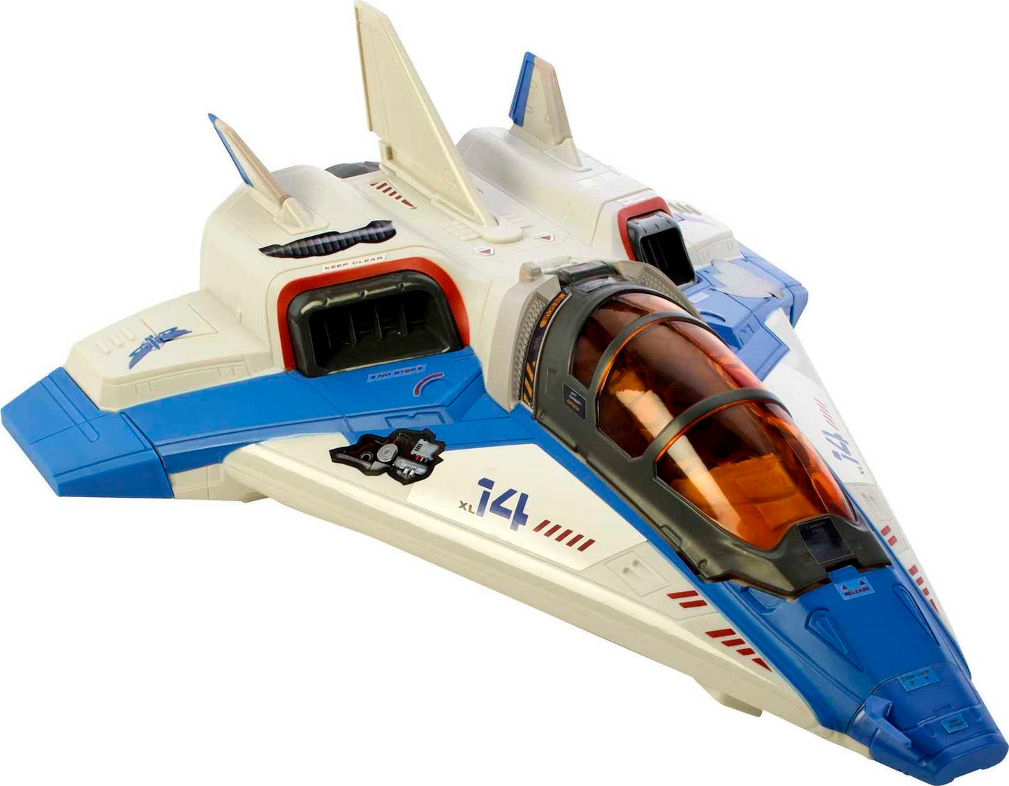 Mattel Disney Pixar Lightyear Toys, Fighter Jet-Style Spaceship, 15 Inches with Projectile Net Feature, Capture and Protect Mission, Collectible Gift
