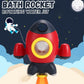 Baby Bath Toys, Space Rocket Shape Bathtub Toys for Toddlers, Spray Water Toys w/ Rotating Fountain, Bathroom Shower Toys for Infants Aged 18 Months 2