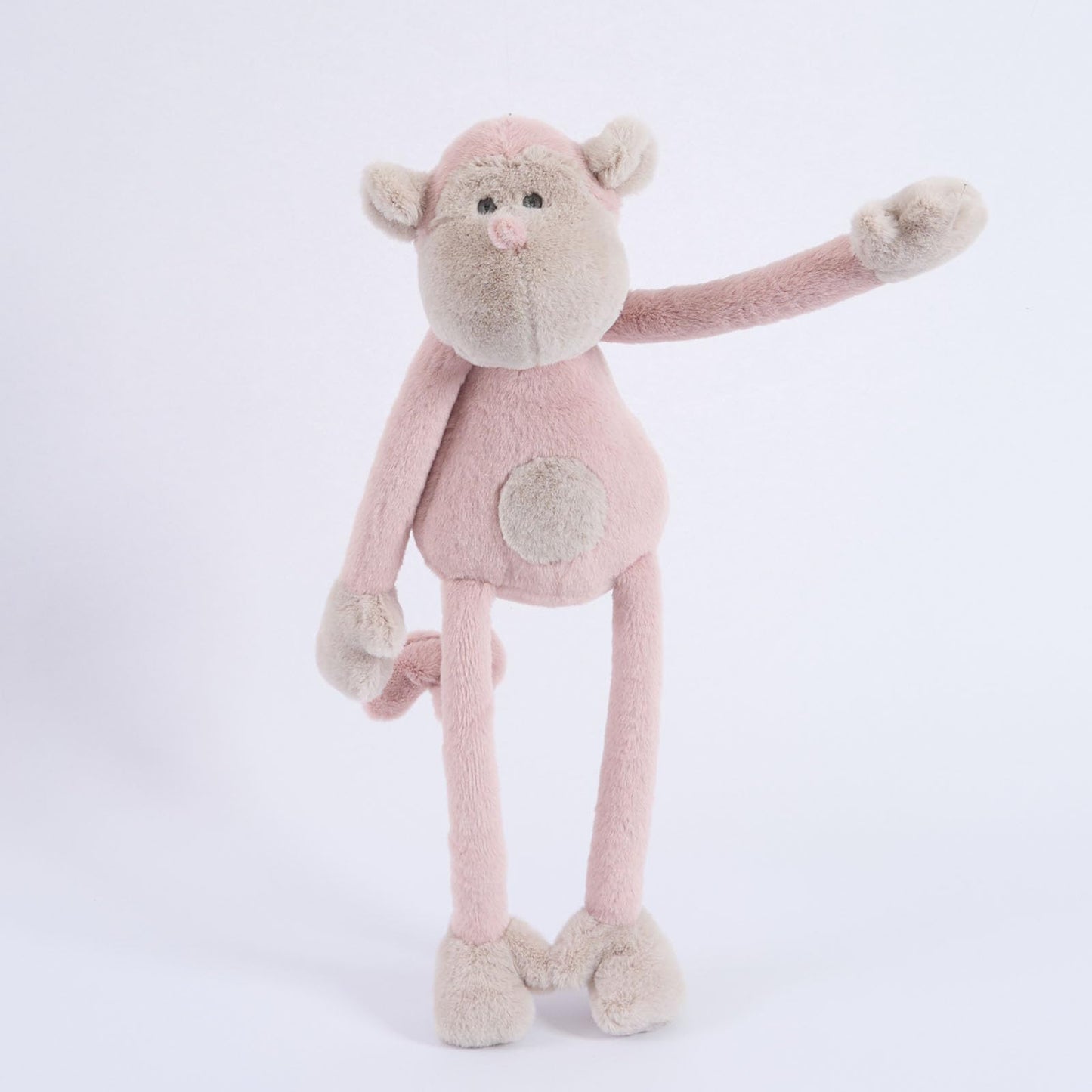 Stridewell 12in Pink Monkey Stuffed Animal Plush Toy, Soft Hugging Gift
