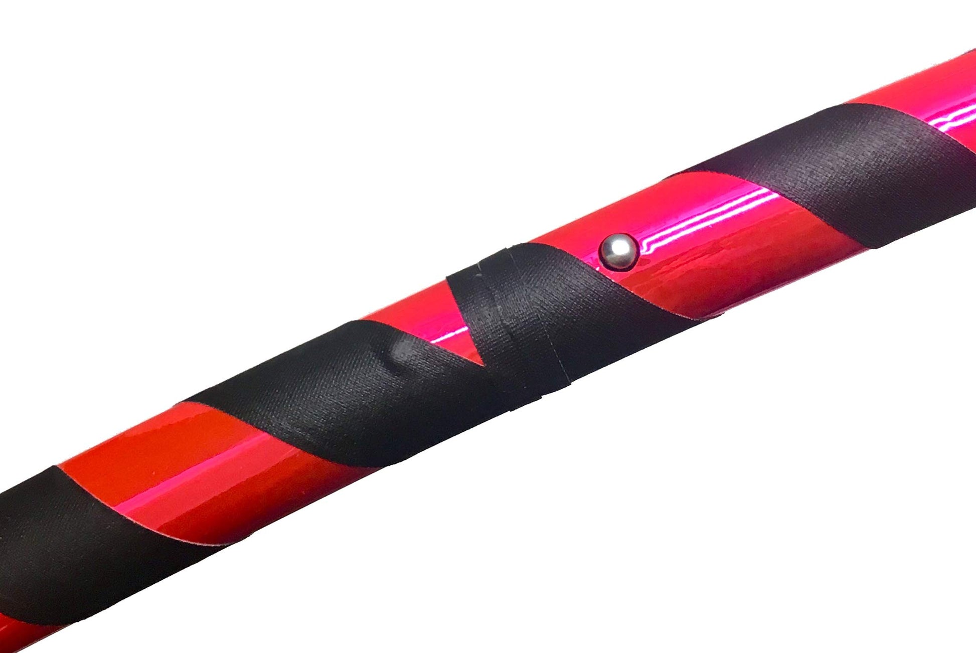 SpinMajik Beginner Exercise Hula Hoop for Fitness and Fun Made for Adults Weighted at 1 Pound (Choose Your Size and Tape Job) (Nuclear Pink, 38)