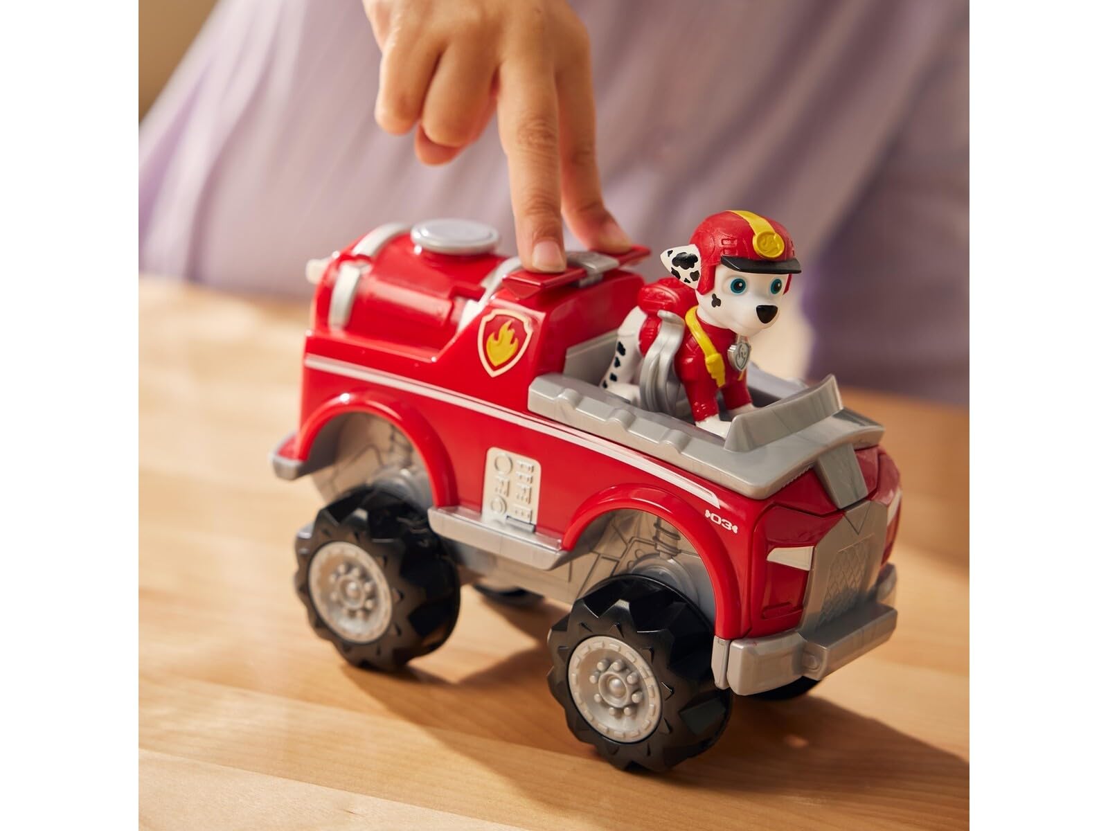 Paw Patrol Jungle Pups, Marshall Elephant Vehicle, Toy Truck with Collectible Action Figure, Kids Toys for Boys & Girls Ages 3 and Up