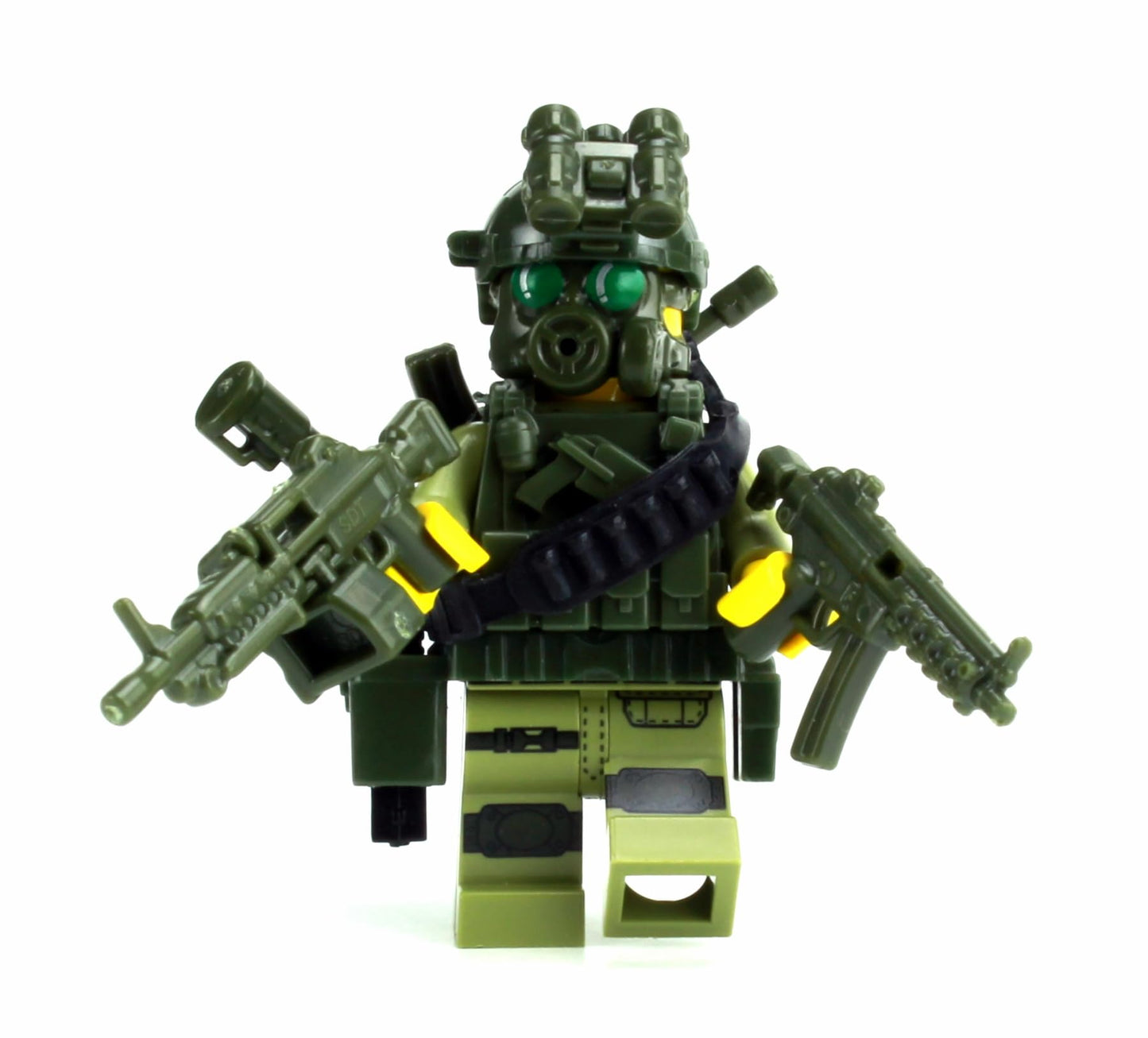 Battle Brick 1.6 Inches Tall Custom Special Forces Commando Collectible Custom Minifigure | Genuine Military Minifig | Packaged in USA | Great Gift