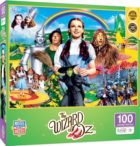 MasterPieces 100 Piece Jigsaw Puzzle for Kids - Wonderful Wizard of Oz - 14"x19"