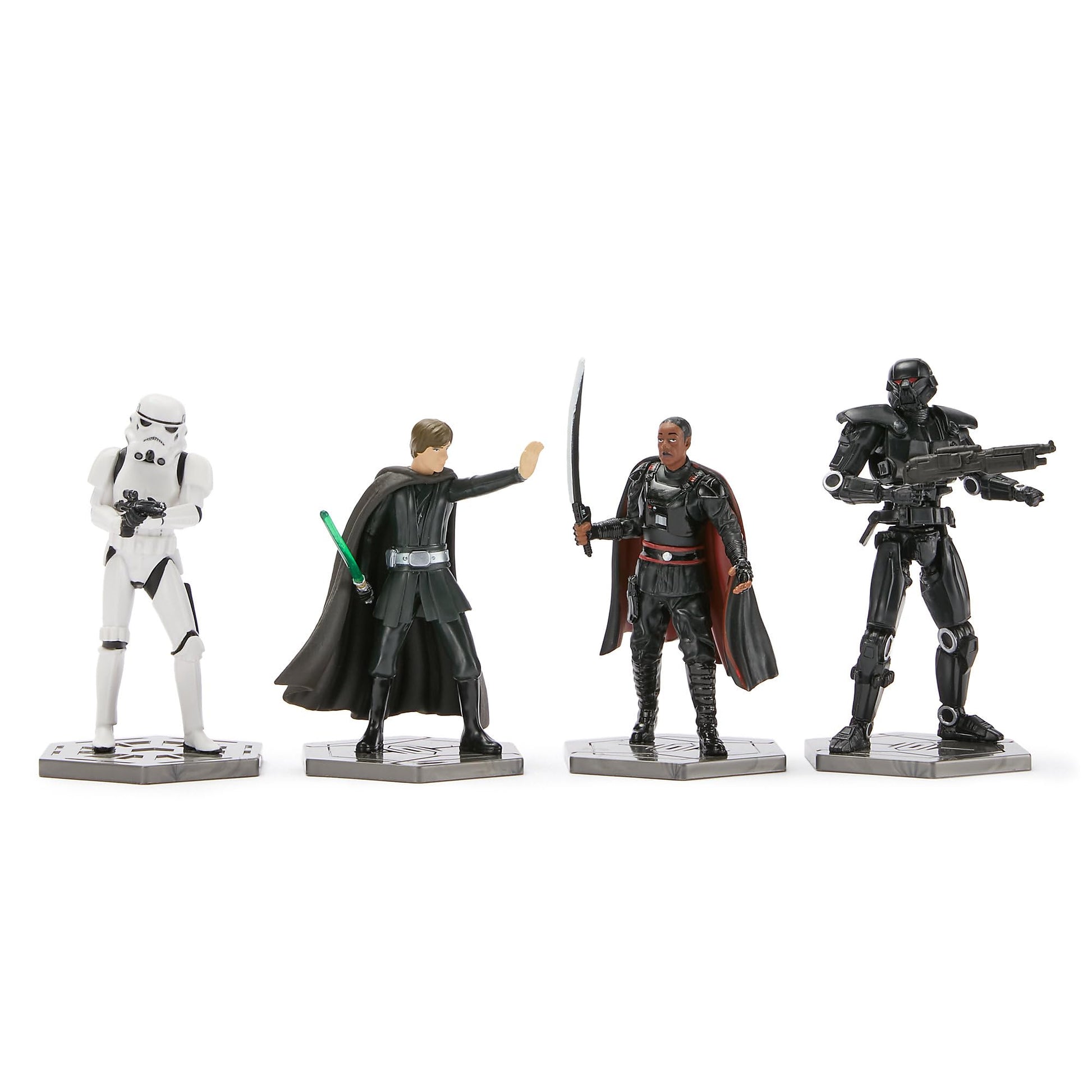 Disney Store Official Star Wars: The Mandalorian Figure Set - 8 Fully Sculpted Star Wars Figures Including The Mandalorian, Grogu, Ahsoka Tano & More