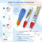 Water Doodle Mat - Kids Painting Writing Color Doodle Drawing Mat Toy Bring Magic Pens Educational Toys for Age 3 4 5 6 7 Year Old Girls Boys Age
