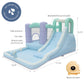Bounceland Splash Zone Dream Wet or Dry Bounce House Water Slide, 11.5ftL x 9ftW x 6ftH, Pastel Color, Spacious Bounce Area, Splash Pool, Climbing