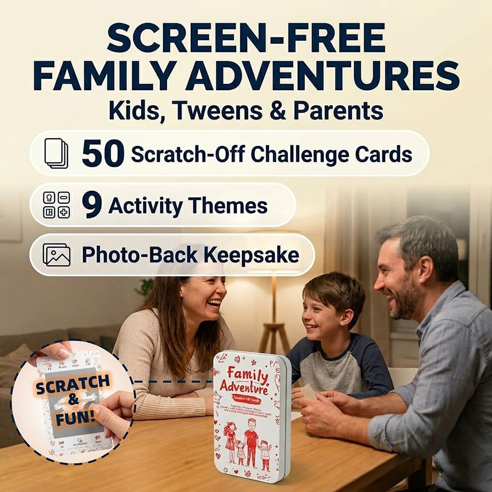Scratch Quest 50 Screen-Free Scratch-Off Family Activity Cards