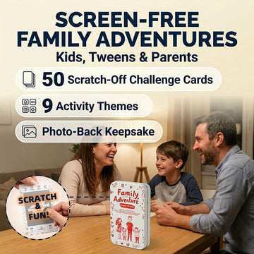 Scratch Quest 50 Screen-Free Scratch-Off Family Activity Cards