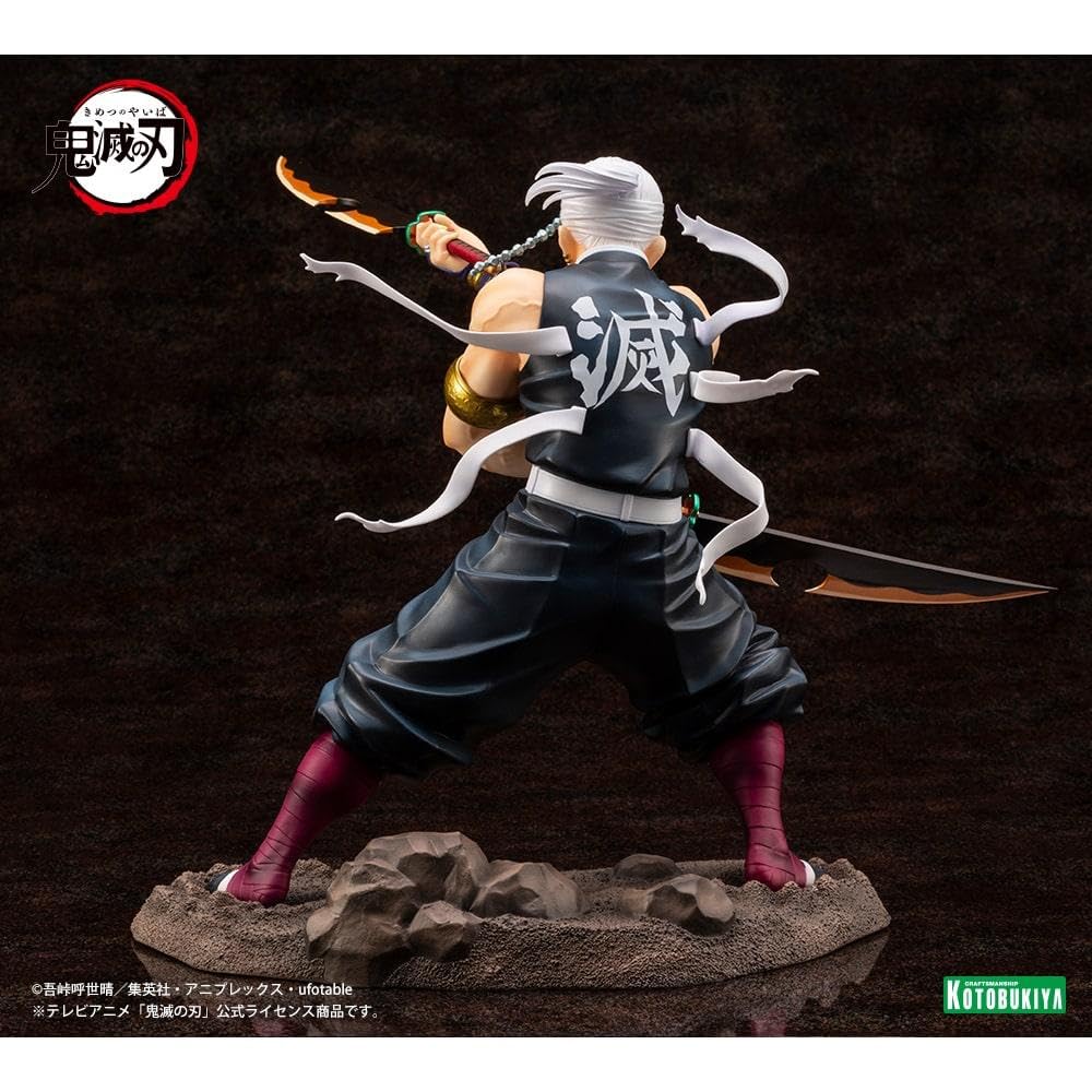 Kotobukiya Demon Slayer: Kimetsu no Yaiba: Tengen Uzui ARTFX J Statue, Multicolor