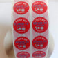 0.75" I Got My COVID-19 Vaccine, Stickers (Red, 100/roll)