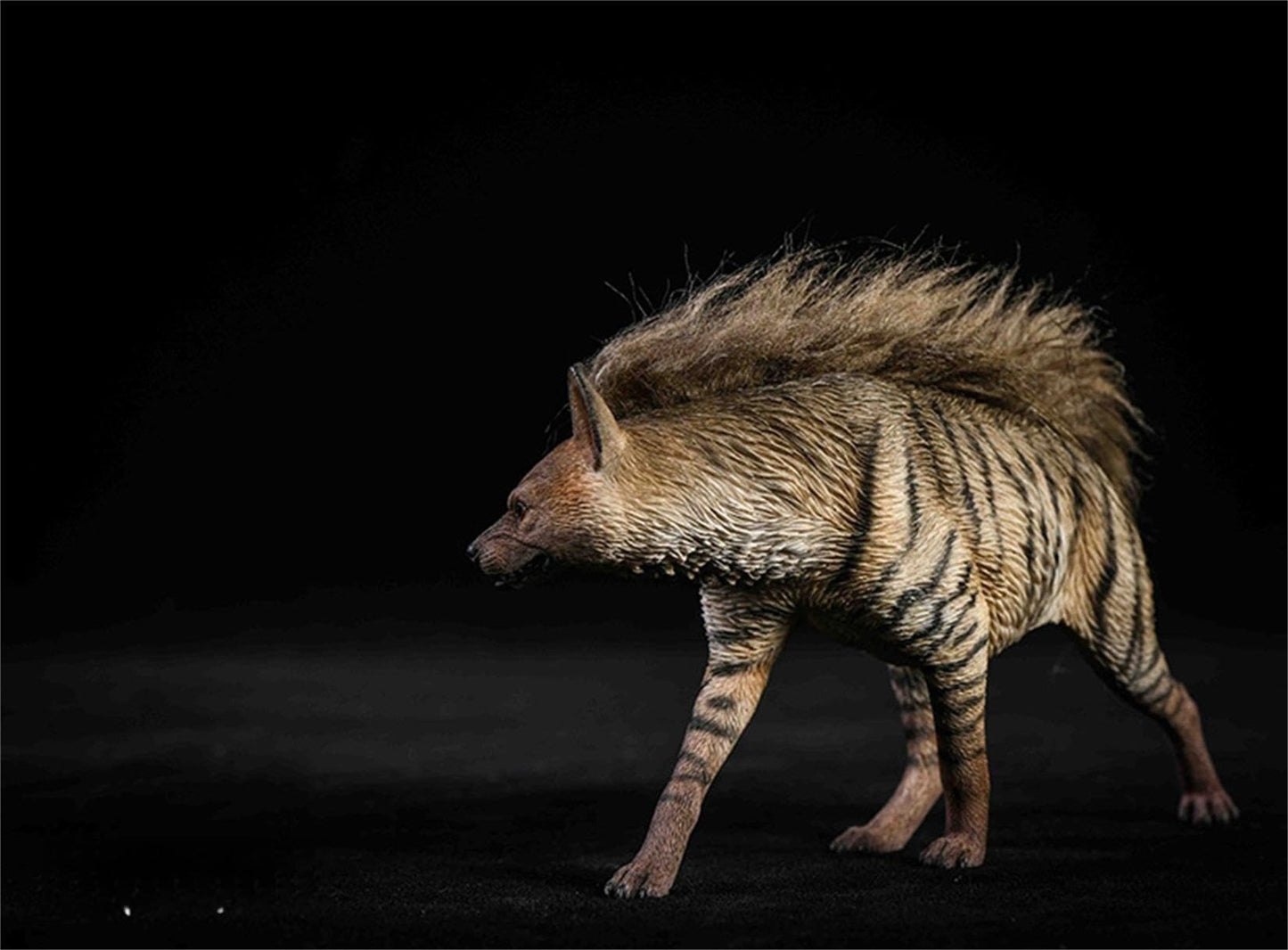 1/6 Africa Striped Hyaena Figure Realistic Educational Hyaenidae Animal Model Resin Collector Home Decoration Birthday Gift