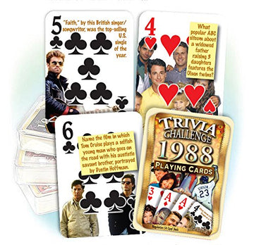 Flickback 1988 Trivia Playing Cards: Happy Birthday