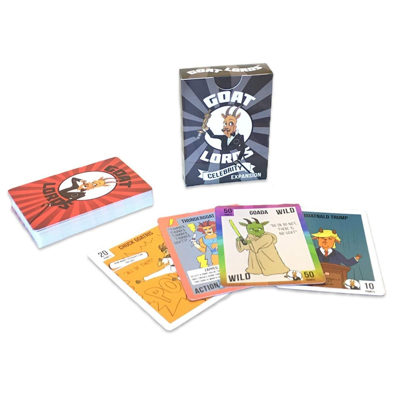 Goat Lords - Hilarious and Competitive New Card Game, Best for Adults, Teens, and Kids, Ages 7 and Up. Awesome Party Game for Families, Fun Board
