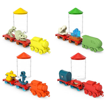 Thomas and Friends Color Reveal Mystery Engines Set for Kids - Bundle with 2 Mini Train Color Reveal Toys Plus Stickers, More | Thomas The Train