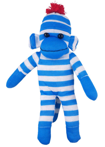 Plushland Adorable Sock Monkey, The Original Traditional Hand Knitted Stuffed Animal Toy Gift-for Kids, Babies, Teens, Girls and Boys Baby Doll