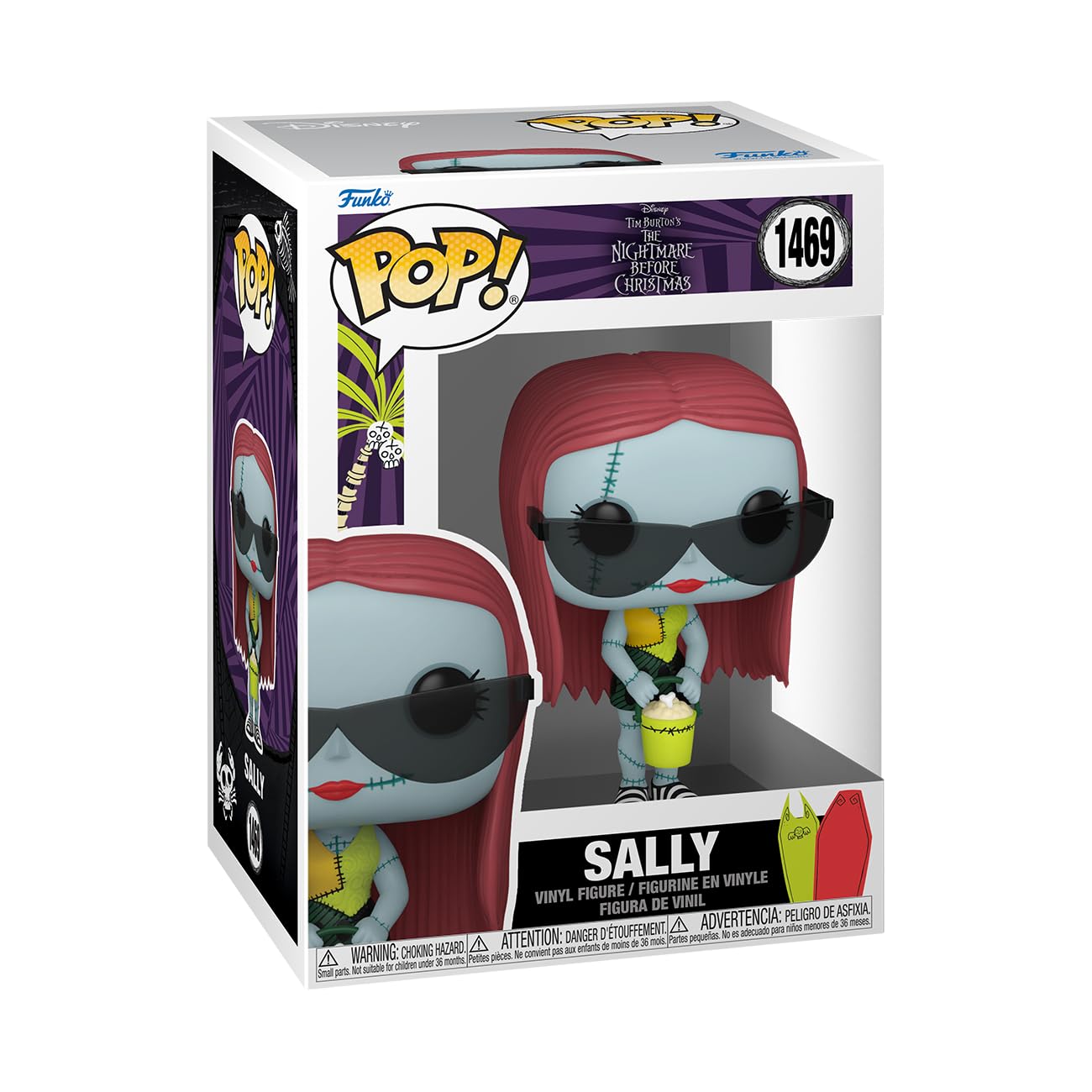 Funko POP! Disney: The Nightmare Before Christmas - Sally with Glasses - (Beach) - Collectable Vinyl Figure - Gift Idea - Official Merchandise - for