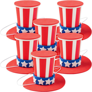 Fun Express Uncle Sam Hat Craft Kit, Makes 6