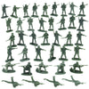 U. S. Toy DELUXE BAG OF CLASSIC TOY GREEN ARMY SOLDIERS - 36 Pc. (USTVL47)