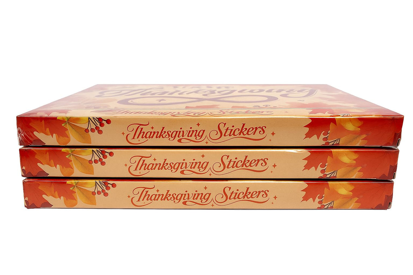 200 Pcs Thanksgiving Stickers Pack - Waterproof Vinyl Fall Stickers for Water Bottles, Laptops, Scrapbooks, Crafts & Party Favors - Cute Autumn