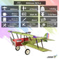 Dancing Wings Hobby Radio Control Airplane 800mm PP Foam Biplane S.E.5a Need to Build for Adults (E3301)