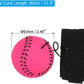 Rose Red Baseball Wrist Ball Wristband Sports Balls on a String Toy Includes Basketball, Baseball and Football Return Rubber Rebound Ball for Boys