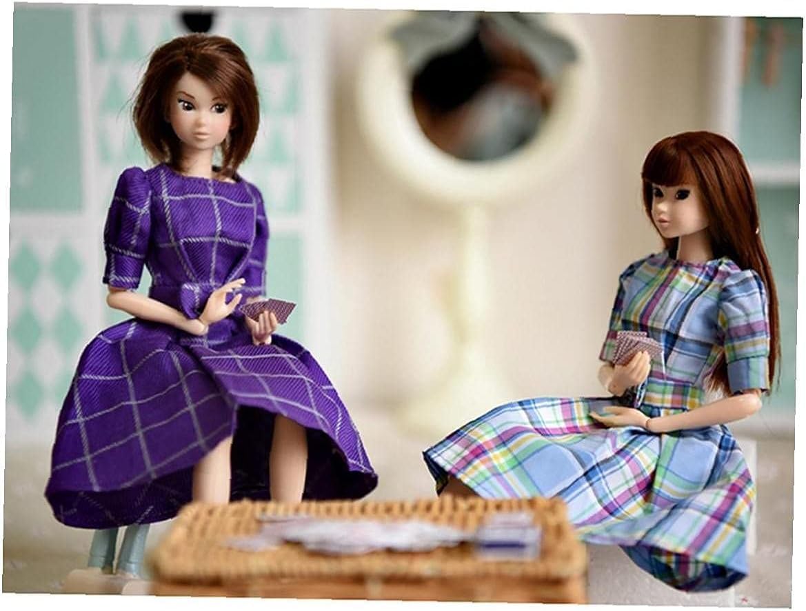 1 Set Fashion Miniature Playing Cards Dolls Poker Dolls Decoration Dollhouse Accessories Decoration for Doll Accessories Scale Dollhouse Play Sets