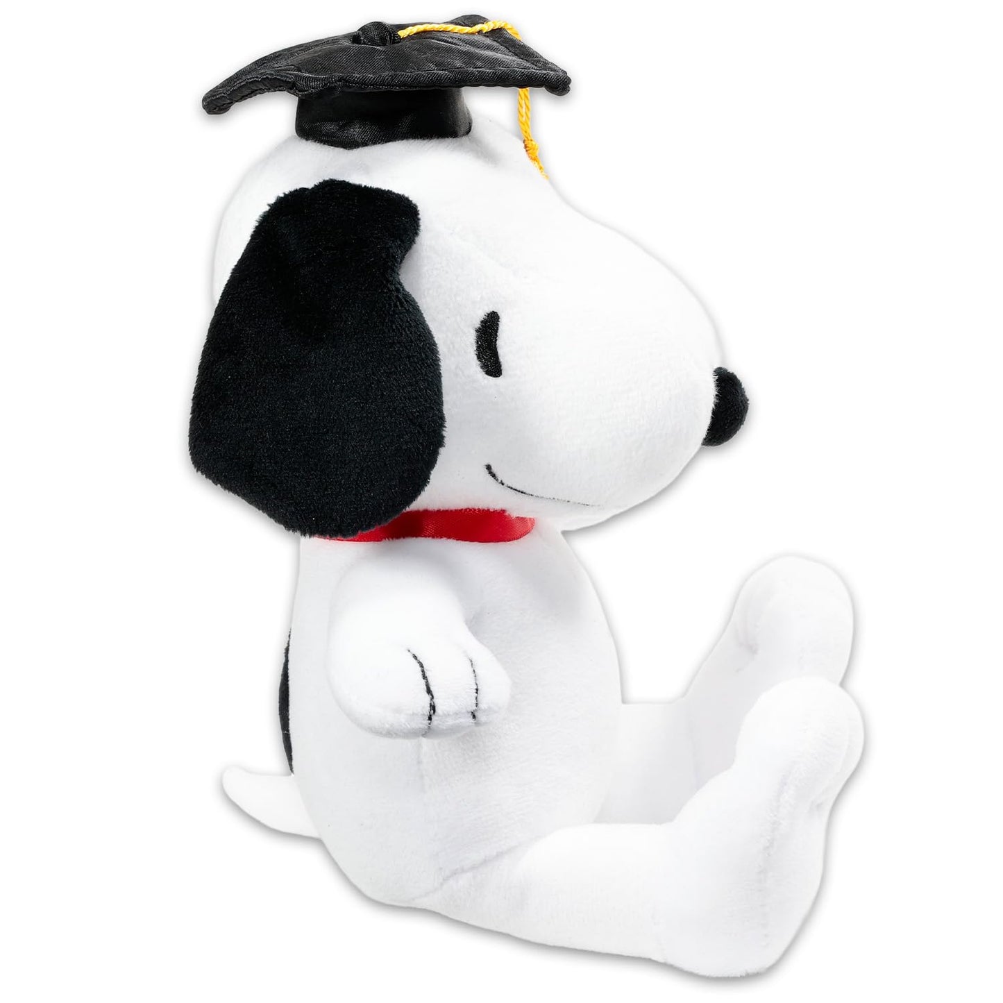 Peanuts Snoopy Graduation Plush for Graduates - Bundle with 9" Snoopy Plushie with Cap, Gown, Diploma Plus Stickers, More Graduation Gift for High